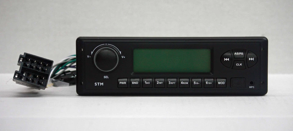 Radio de tractor para tractor Mahindra AM/FM/WB/USB/Auxiliar/Bluetooth Plug n play Foto 1 de 3