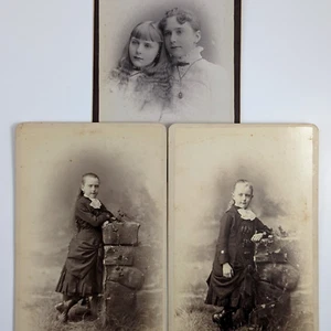 Cabinet Card Photos Of The Marlette Sisters Schenectady New York ID'd - Picture 1 of 14