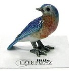 Little Critterz Miniature Porcelain Animal Eastern Bluebird "Melody" LC563