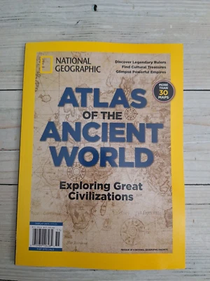 National Geographic Magazine April 2025 Atlas of the Ancient World free shipping - Image 1 of 2