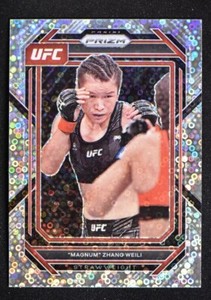 2023 Prizm UFC Under Card Base Disco Variation #198 Zhang Weili - Strawweight