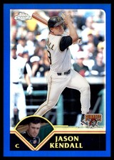 2003 Topps Chrome Blue Refractors Jason Kendall Pittsburgh Pirates #69