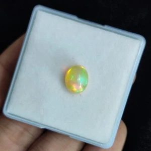 2.25 Cts. AAA Natural Rainbow Welo Fire Ethiopian Opal Loose Gemstones - Video - Picture 1 of 9
