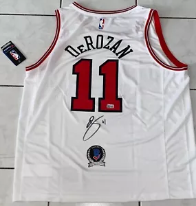 DeMar DeRozan Signed Autographed Chicago Bulls Jersey Beckett Witness N2 - Picture 1 of 2