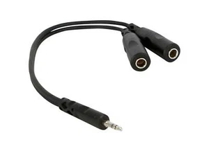 Rockville RC135TRS 3.5mm Male to Dual 1/4" TRS Female Headphone Splitter Cable - Picture 1 of 4