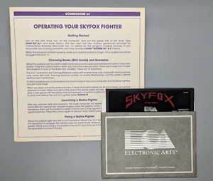 Ray Tobey’s Skyfox for Commodore 64 By Electronic Arts 1984 - TESTED -FAST SHIP! - Picture 1 of 5