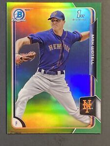2015 Bowman Draft Chrome #103 Max Wotell Green Refractor SP /99 Mets 1st Bowman