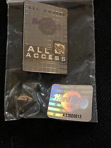 Hard Rock Cafe USA All Access V 2.0 Lapel Hat Pin New in Bag w/ Hologram Sticker - Picture 1 of 3