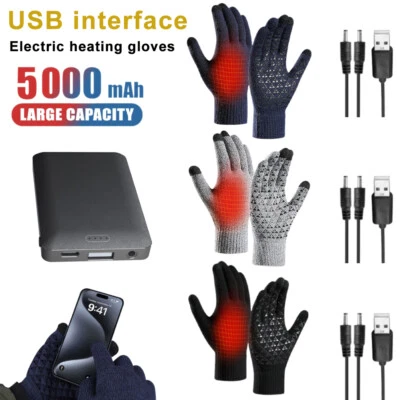 Beheizbare Handschuhe mit Akku bildschirmberührbare elektrische Handschuhe Warm - Bild 1 von 4