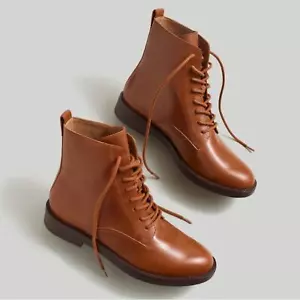 Madewell The Evelyn stivaletti stringati in pelle taglia 6 donna - Foto 1 di 10