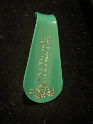 Zapatos Publicitarios Vintage Red Goes Cuerno Belén Nuevo México Foto 1 de 3