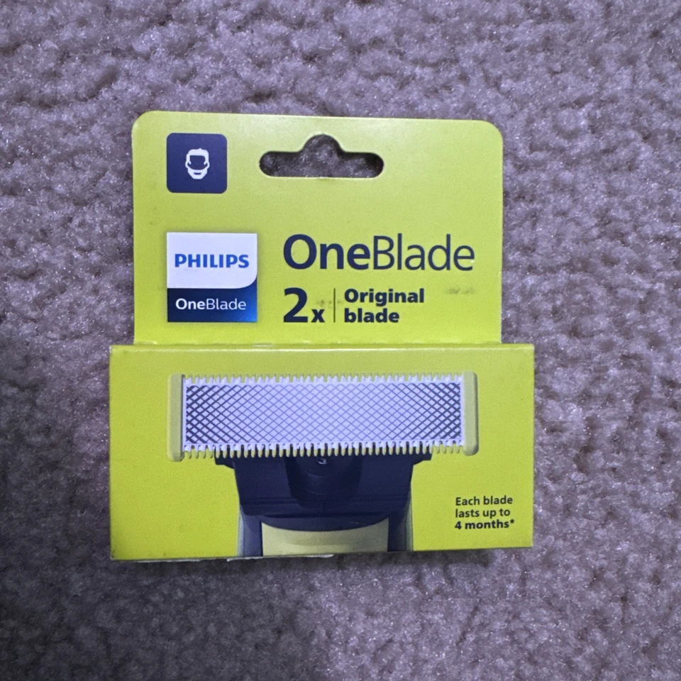 Philips OneBlade Cuchillas de Repuesto Paquete de 2 Originales Nuevas Precintadas Foto 1 de 1