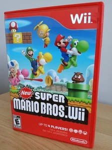 New Super Mario Bros Nintendo Wii Complete CIB w/ Manual - Bild 1 von 13