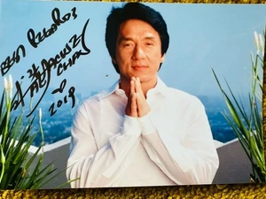 Jackie Chan signed 4x6 photo. Rush Hour, Karate Kid - Picture 1 of 1