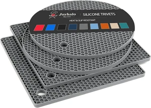 Trivets for Hot Dishes - Hot Pads for Kitchen, Silicone Pot Holders for Hot Pots - Picture 1 of 12