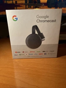 Google Chromecast 3rd Gen HDMI Streaming Media Player 1080p. Brand New & Sealed! - Picture 1 of 6