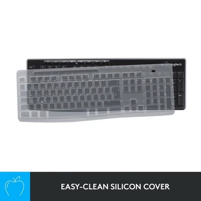 Logitech MK270 Desktop for Education silicon cover Wireless UK Keyboard No Mouse - Image 1 of 4