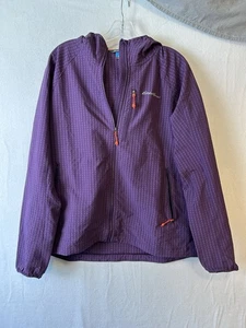 Giacca donna Eddie Bauer resistente alla pioggia e al vento con cappuccio taglia L #1337 - Foto 1 di 11