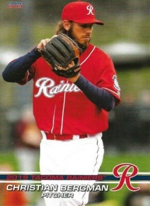 2019 Tacoma Rainiers Christian Bergman Mariners