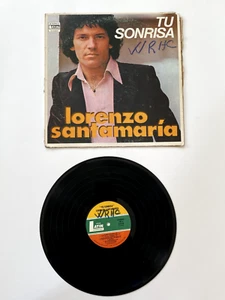 Lorenzo Santamaria Tu Sonrisa Vinyl Record Promo White Label 1977 Chile Rare - Picture 1 of 2