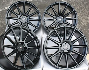 Ruedas de aleación negras de 18" 02 se adaptan a Ford Grand C Max Edge Focus Kuga Mondeo 5x108 - Imagen 1 de 17