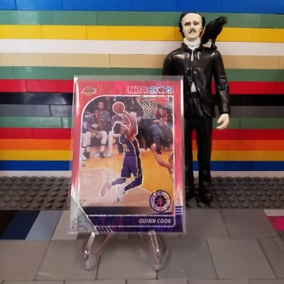 2019-20 NBA Hoops Premium Stock Hybrid Quinn Cook Red Flash Prizm - Image 1 of 2