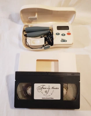 Sistema de tonificación facial Face Master of Beverly Hills con VHS instructivo vintage Foto 1 de 4