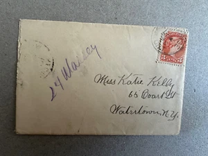 Early Canada Group of 1 1895 Cover and 4 stamps Scott Cat 34/37 1870's - Picture 1 of 5