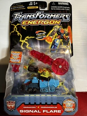 New 2003 Transformers Energon “Signal Flare” Figure Robot Hasbro NOS 12” X 7.5” - Image 1 of 2