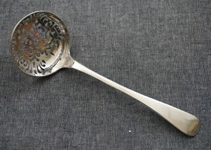 TAMIZADOR DE AZÚCAR WILLIAM EATON plata esterlina - 6 1/4" - Londres 1821 - Imagen 1 de 4