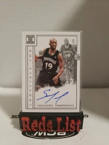 Panini 2017-18 tinta indeleble impecable 80/99 Sam Cassell #II-SCL automático T-wolves - Imagen 1 de 16