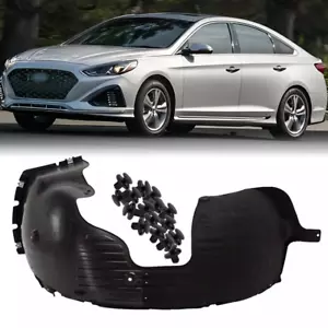 Fit Hyundai Sonata 2018-2019 Plastic 86811C2500 Front Driver Side Fender Liner - Picture 1 of 7