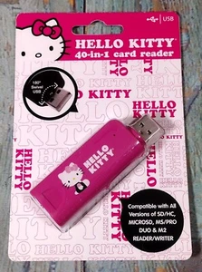 Hello Kitty 40-in-1 Card Reader - NEW - Picture 1 of 7