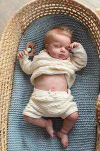 19-Inch Reborn Baby Doll - Loulou, Lifelike & Soft Touch - Picture 1 of 4