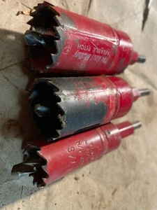 Brocas de sierra de calar vintage 1 1/4 7/8 1 3/16 32 22 30 mm McGuy paso variable pesado - Imagen 1 de 7