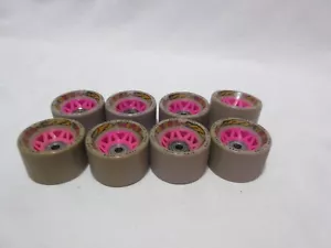 Vintage gebraucht 8 Wiesel Roller Skate Wheels Quad Speed + Deutschland GMC Lager - Bild 1 von 4