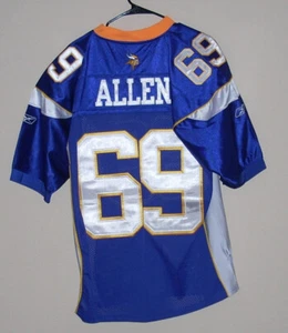 MINNESOTA VIKINGS #69 JARED ALLEN MENS SIZE 50 REEBOK - SEWN ON - Picture 1 of 4
