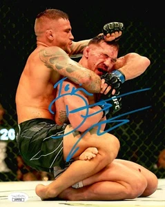 Dustin Poirier autographed signed inscribed 8x10 photo UFC JSA - Picture 1 of 2