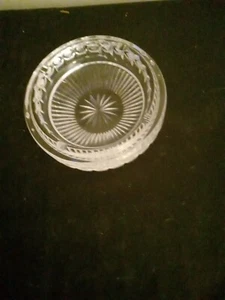Waterford Irish Cut Crystal Glass Large & Heavy Cigar Ashtray, 7" Dia x 3" - Picture 1 of 3