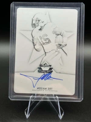 Tre Mason Signed 2014 Leaf Printing Plate Numbered 1/1 - Image 1 of 2
