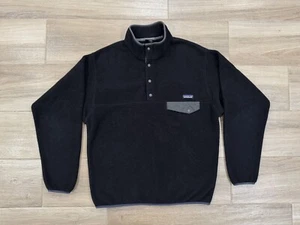 Patagonia Synchilla Men's Snap T Jacket LARGE Fleece Pullover Olympic Club Golf - Picture 1 of 12