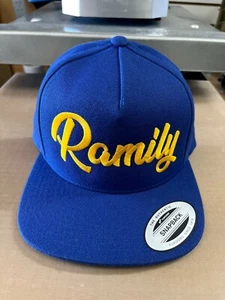 RAMILY HAT BRAND NEW SNAPBACK HAT LOS ANGELES RAMS LA SUPER BOWL - Picture 1 of 2