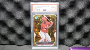 CAM COLLIER PSA 10 2023 Bowman Chrome Draft Gold Refractor BDC143 /50 PSA 10POP4 - Picture 1 of 6