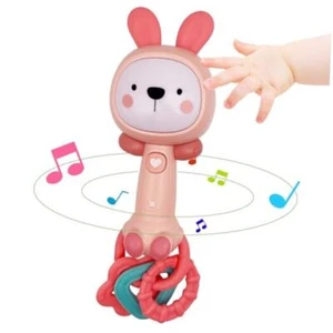 Musical Light-Up Toy and Teething Ring for Toddlers Sensory Chew and Rabbit - Picture 1 of 8