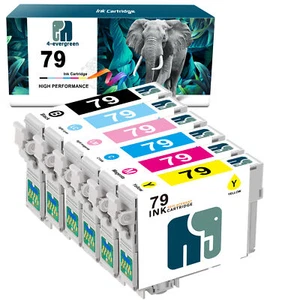 6x Cartuccia di inchiostro T079 79 compatibile per Epson Artisan 1430 stilo foto 1400 - Foto 1 di 6