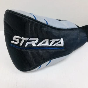 Strata D Driver Golf Club Head Cover Black White Blue Replacement Headcover - Picture 1 of 6