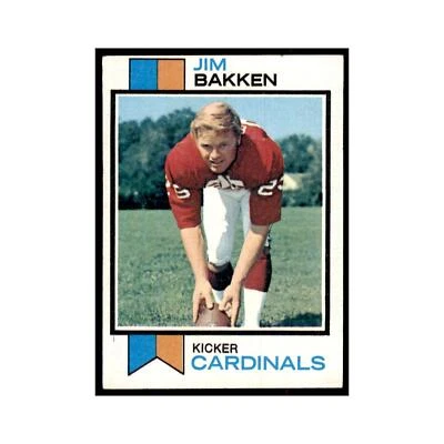 Jim Bakken 1973 Topps #97 Football Cards Football Card EX - Image 1 of 3