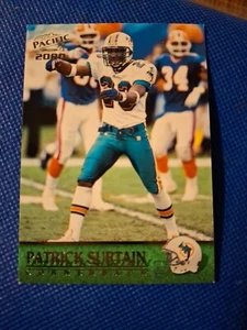 Tarjeta Patrick Surtain Pacific NFL 2000 #200 Miami Dolphins Southern Mississippi  - Imagen 1 de 2