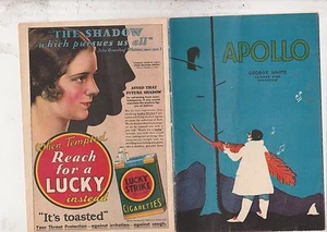 APOLLO THEATER 1930 PROGRAM FLYING HIGH, STARRING BERT LAHR - Picture 1 of 2