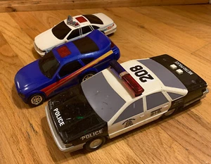 Metro Police Car Unit 208 & Toymax 1998 PCar & Sport Car UNTESTED Toys Funrise - Picture 1 of 12
